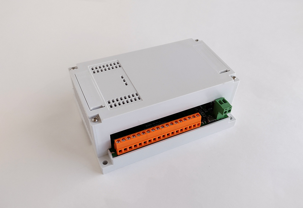 KinCony KC868-A6 в DIN-корпусе: 6 реле, 6 дискретных входов, ADC, RTC DS1307 и ЦАП 0–10 В
